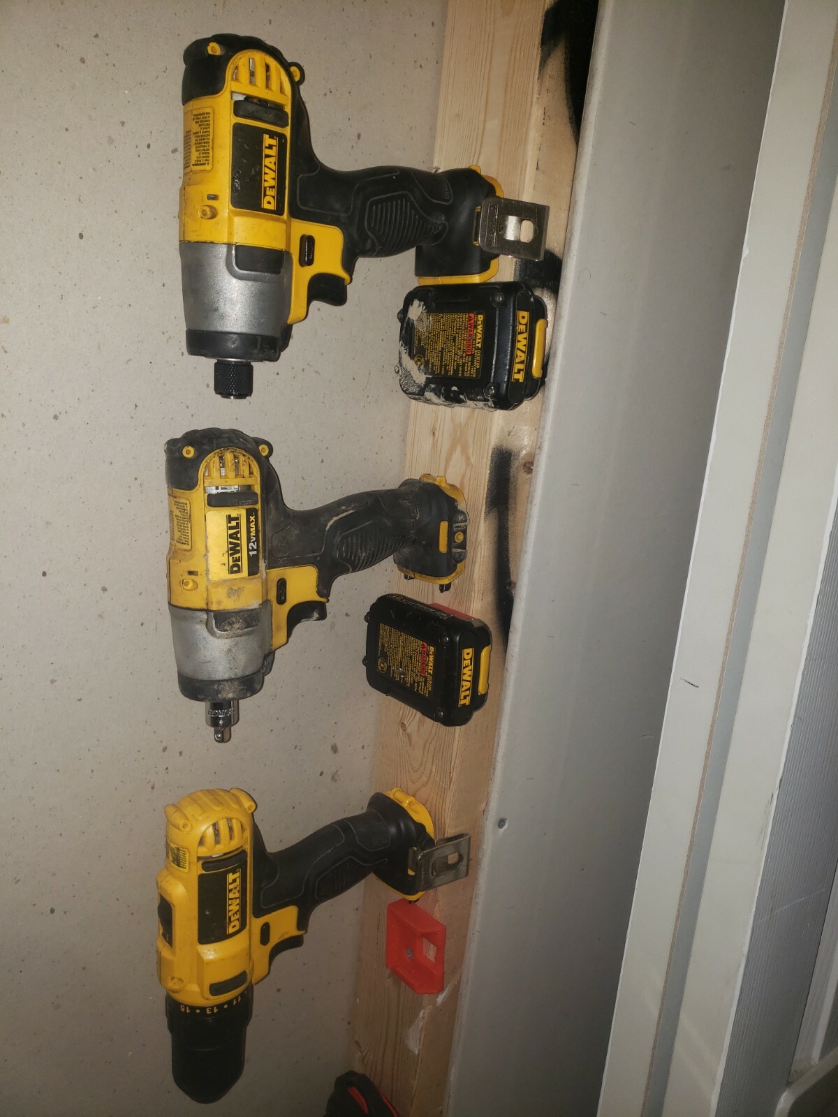 1X BATTERY & 1X TOOL FOR DEWALT 12V MOUNT HOLDER - FREE SHIPPING! gallery