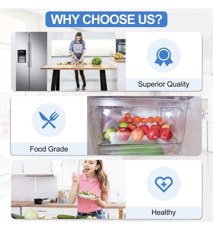 Upgraded DA97-08693B Refrigerator Crisper Drawer Compatible with Samsung Fridge gallery