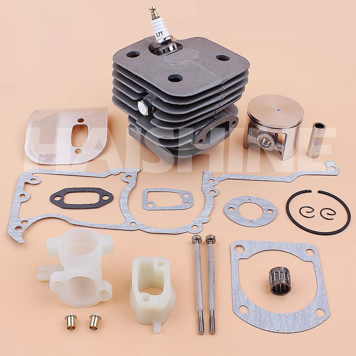 52mm Cylinder Piston Big Bore Kit For Husqvarna 266XP Chainsaw Nikasil Plated gallery