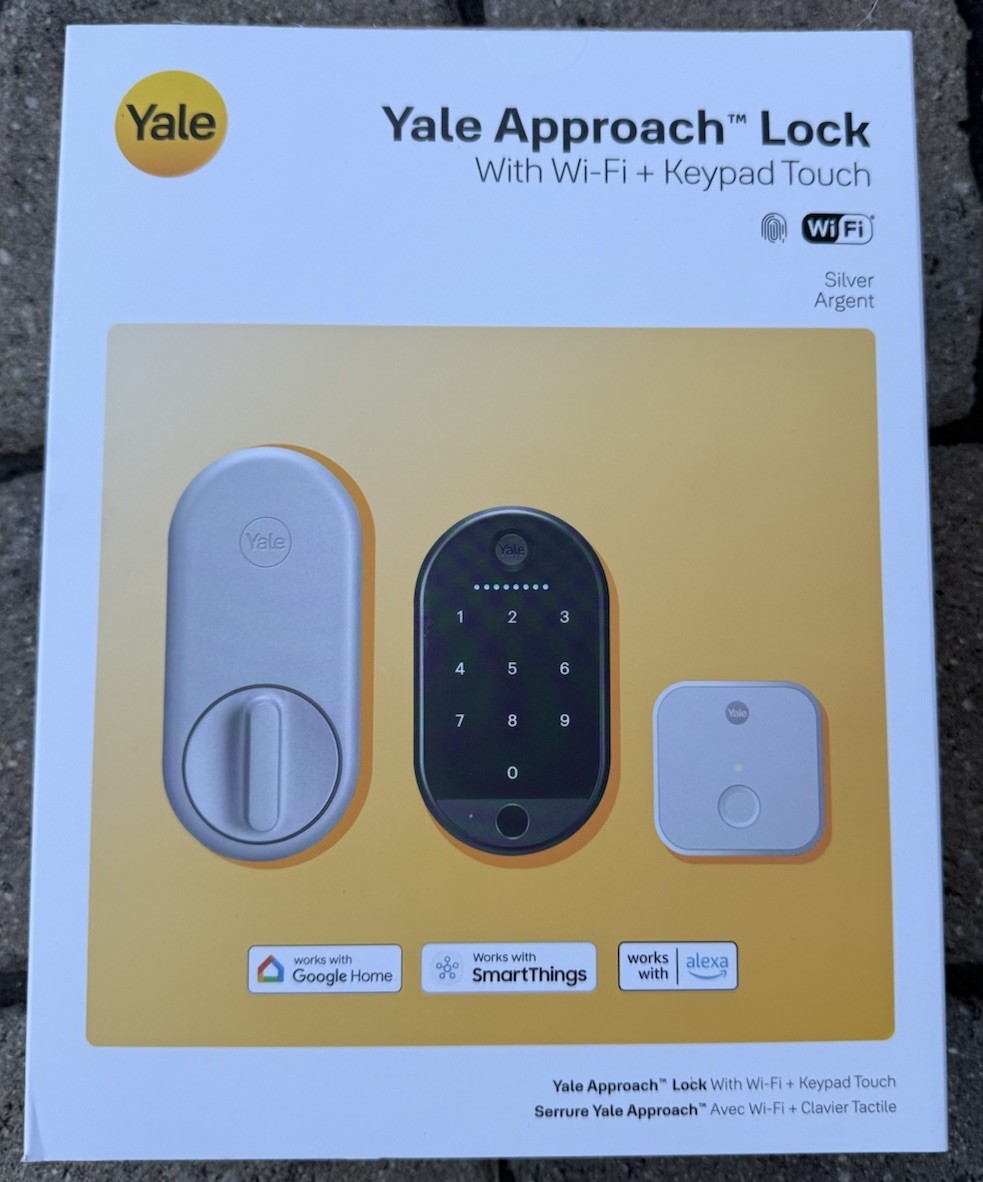 Yale Approach Smart Lock Wi-Fi Bluetooth Deadbolt Keypad-Silver Argent-NEW! gallery