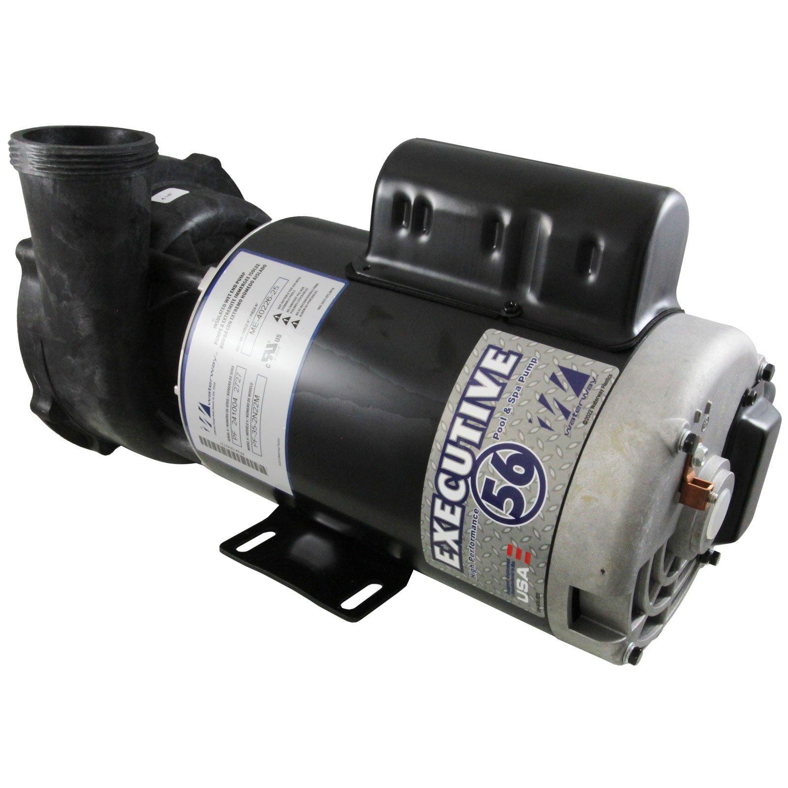 Waterway Executive 56 Frame 4 HP 2-Speed Spa Pump, 2-1/2in. Intake, 2in. gallery