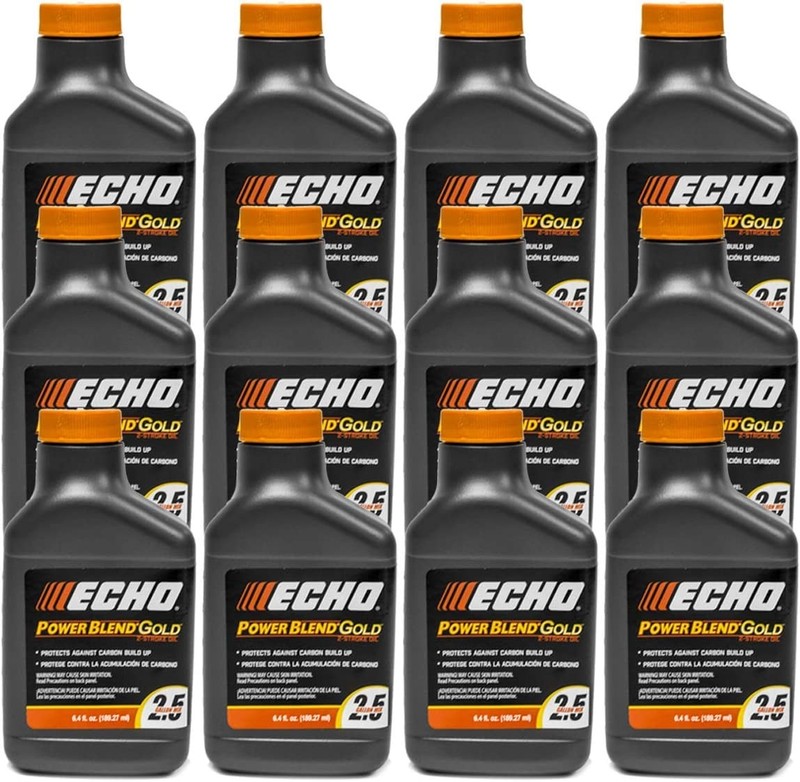 Echo PowerBlend 2-Stroke Engine Oil (12) 6.4 oz Bottles, 50:1 Mix 6450025S-12PK gallery