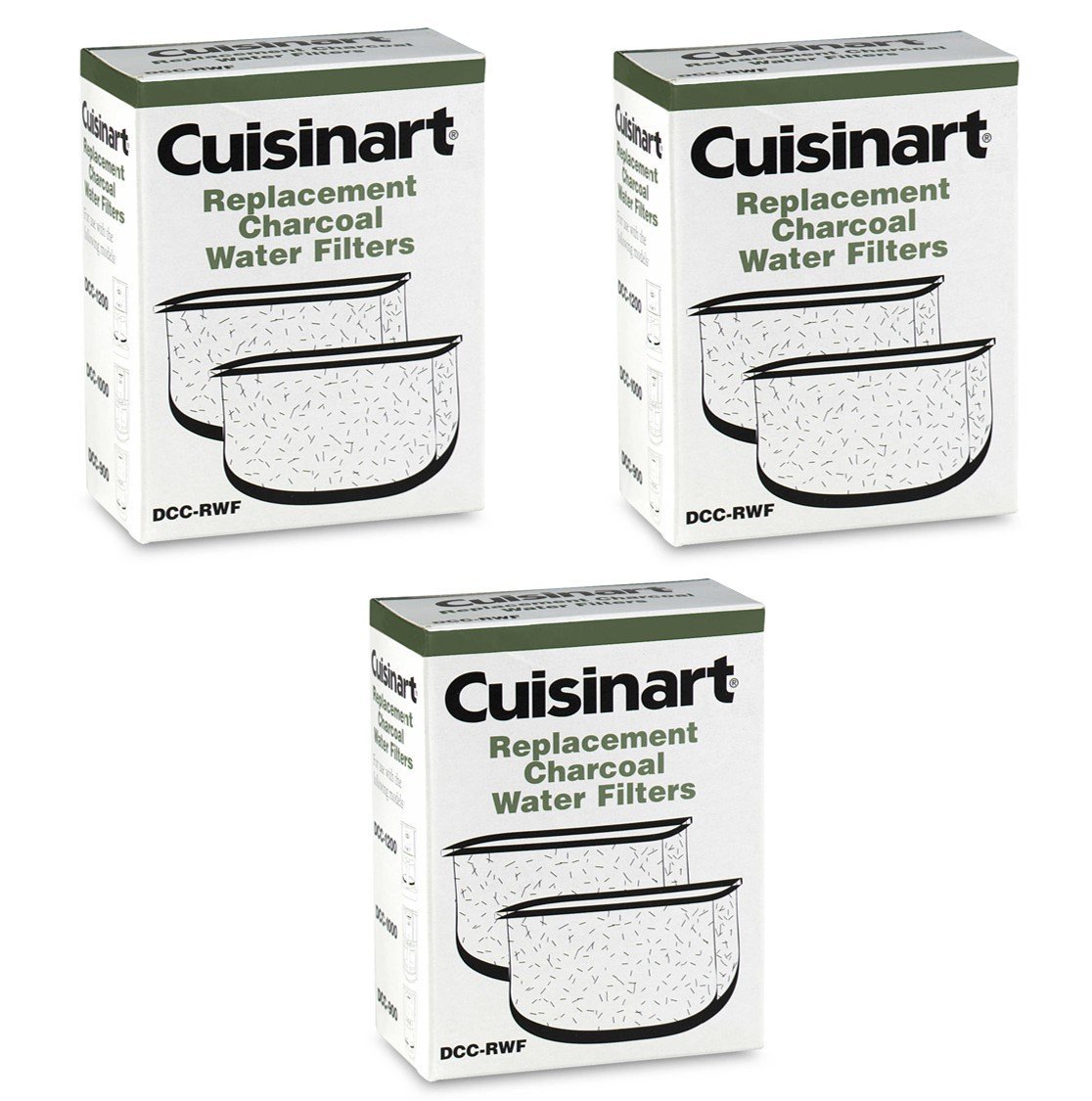 Cuisinart DCC-RWF Replacement Water Filters, 6-Pack OEM in Retail Box gallery