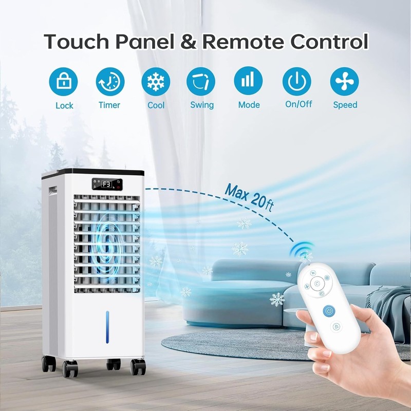 Efficient Cooling 320 sq.ft - Portable AC No Window Needed gallery
