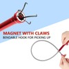 LED Magnetic Flexible Mechanic Claw 24" Pick-Up Tool Spring Loaded Parts Grabbbz gallery