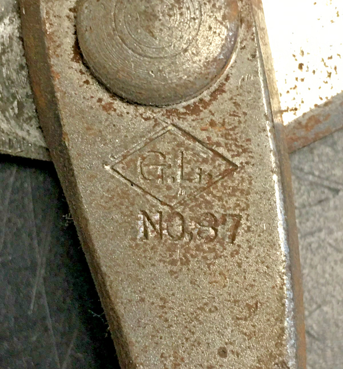 G.L NO.37, Drop Forged Solid Steel Tin Snips 7 in. USA, VINTAGE gallery