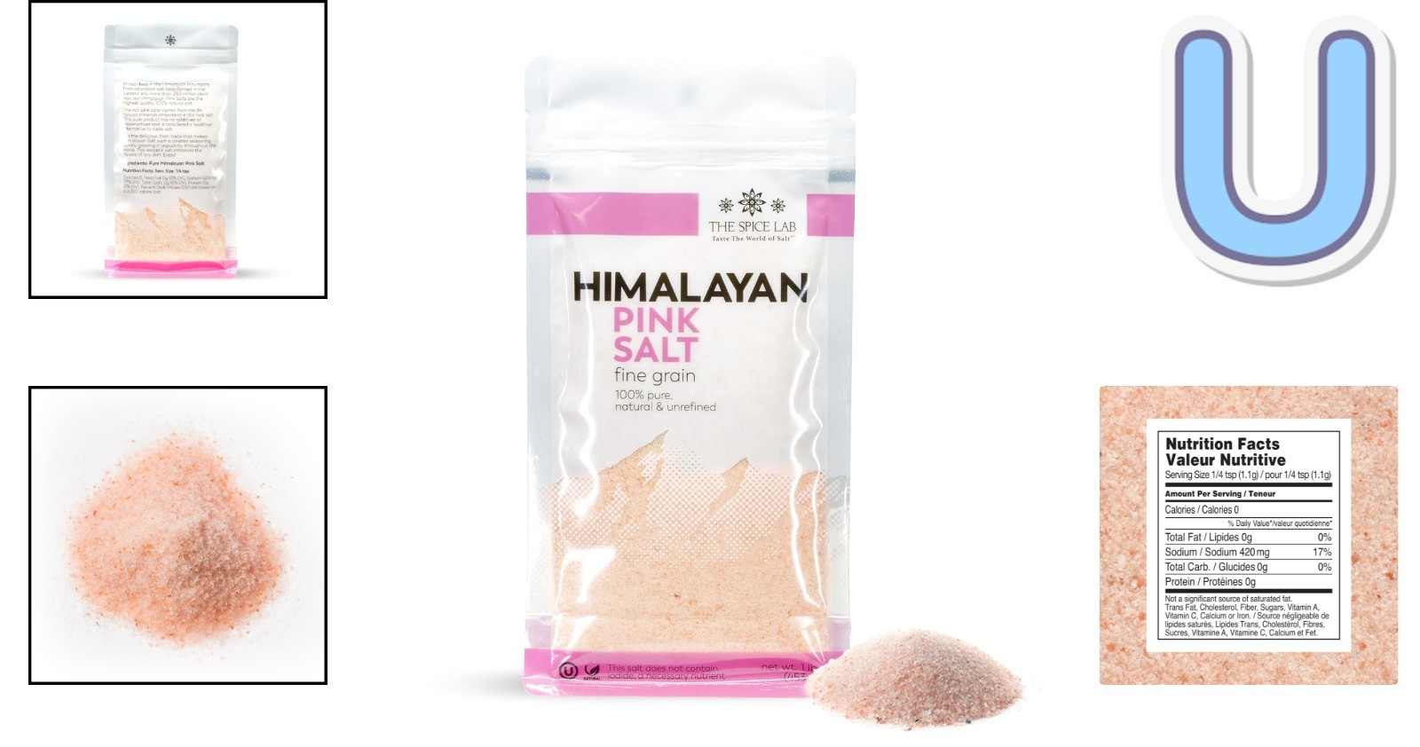 Pure Himalayan Pink Salt - 1 lb Kosher Cooking Salt with 84 Trace Minerals gallery