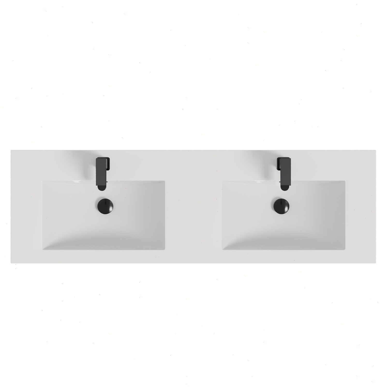 60" Double Sink Vanity Top Undermount Bathroom Sink gallery