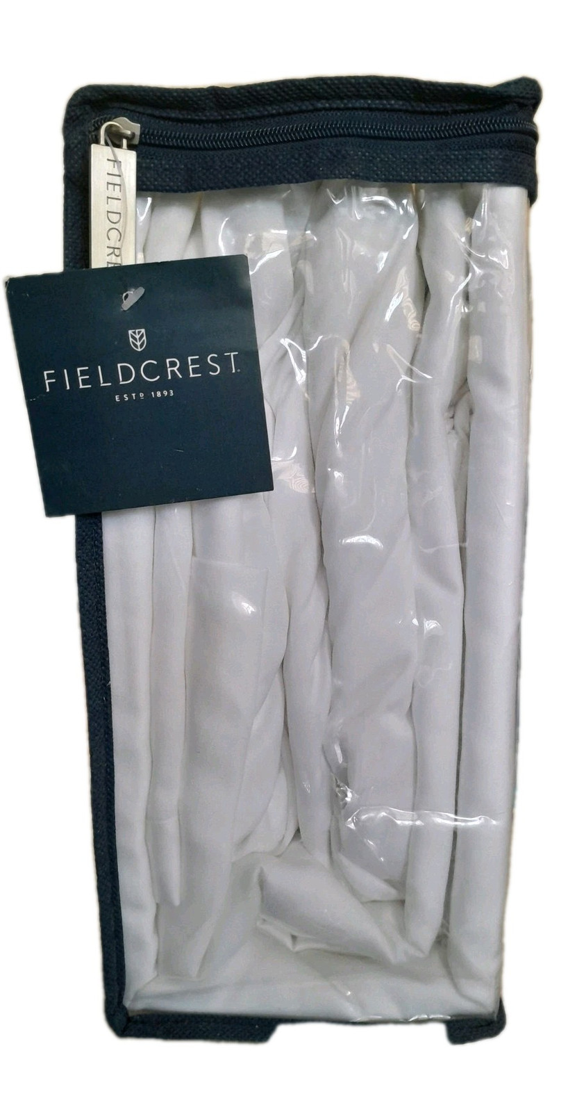 NEW FIELDCREST CALIFORNIA KING SIZE SHEET SET WHITE 100% SUPIMA COTTON 290 COUNT gallery