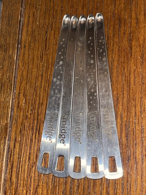1/32 Teaspoon Tiny Measuring Spoon 5 in TOTAL Smidge Branded Stainless Steel gallery