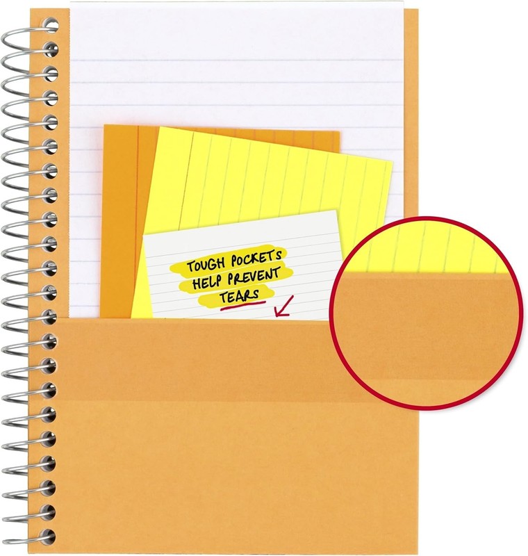 Five Star Spiral Notebook, 1 Subject, College Ruled Paper, 4-3/8" x 7", Personal gallery