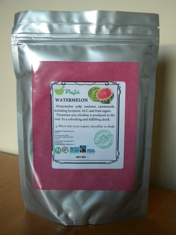 Watermelon powder 64oz 4lb - vi C, LYCOPENE refreshing , exclusive flavor - PAJE gallery