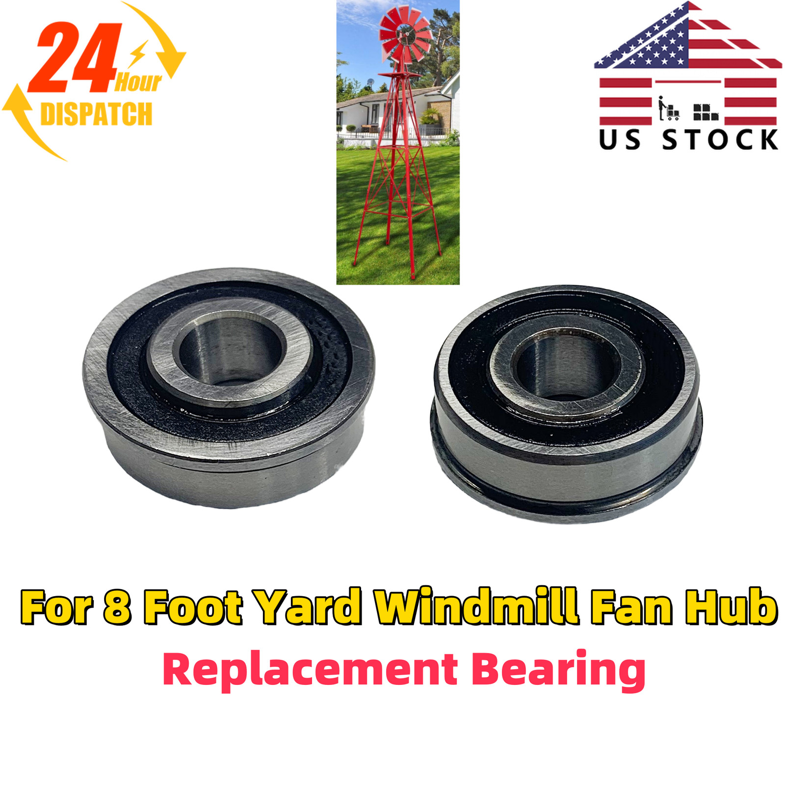 For 8 Foot Yard Windmill Fan Hub Windmill Bearings Replacement Parts gallery