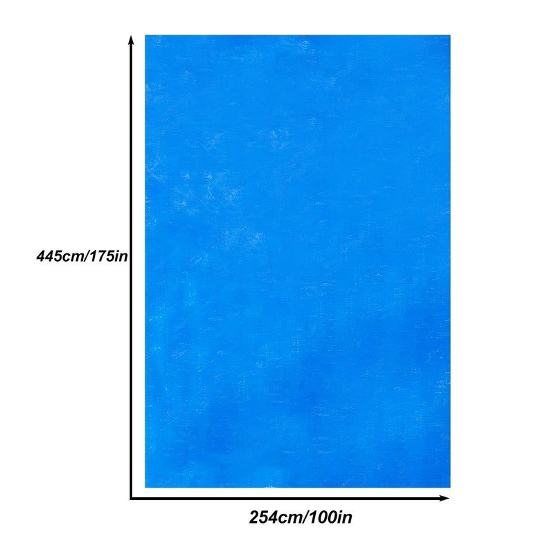 Rectangular Frame Pool Ground Cloth, 14.6x8.3Ft Waterproof Liner Pad gallery