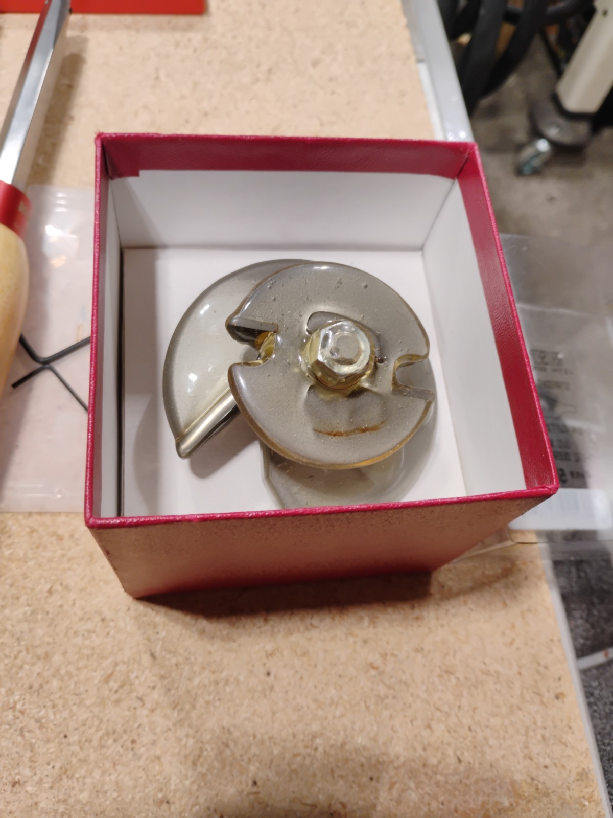 Whiteside 3 1/4" Raised Panel Router Bit with Backcutter 1/2" Shank, gallery