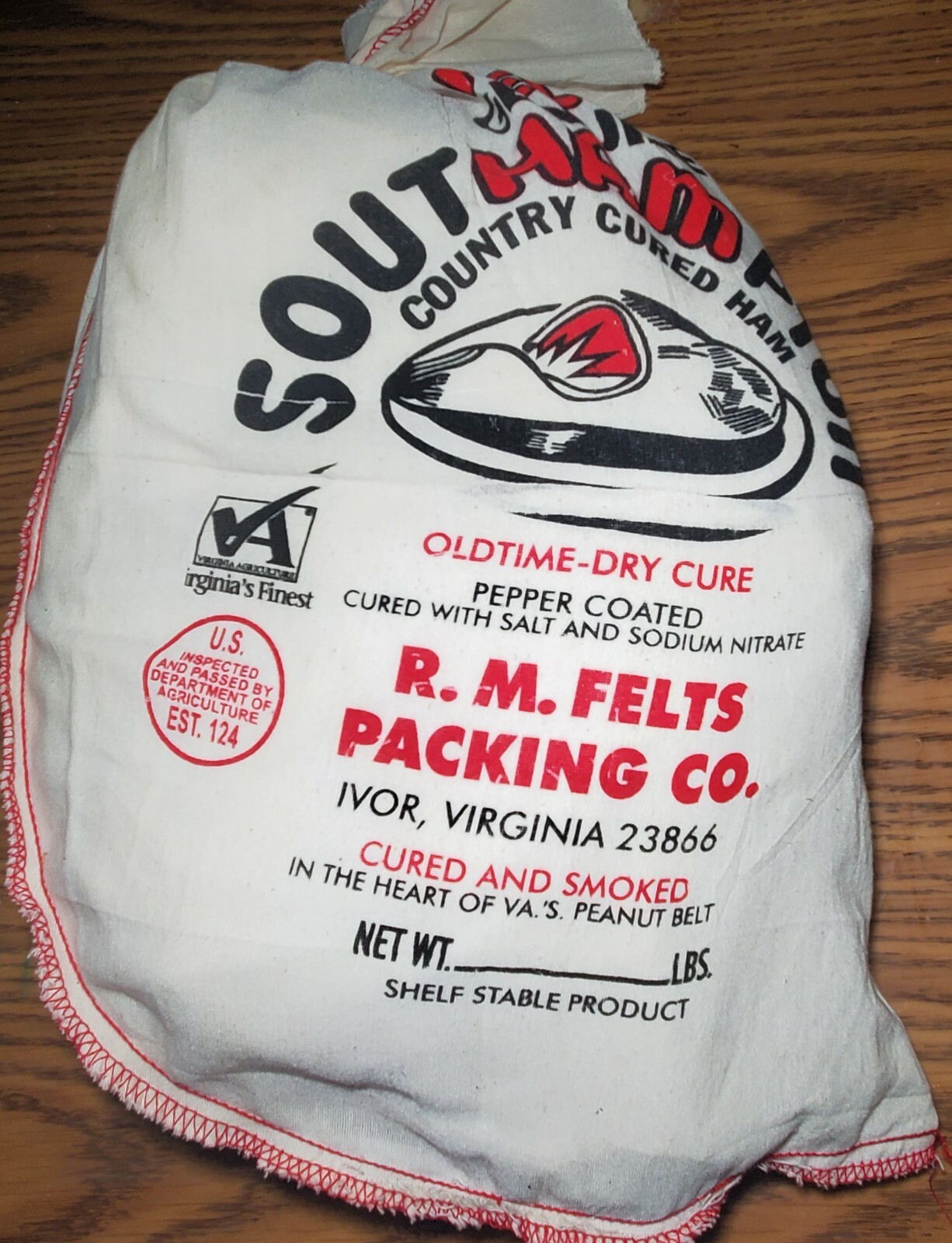 Southhampton Country Cured ham, Smoked Ham, 12-14lbs gallery