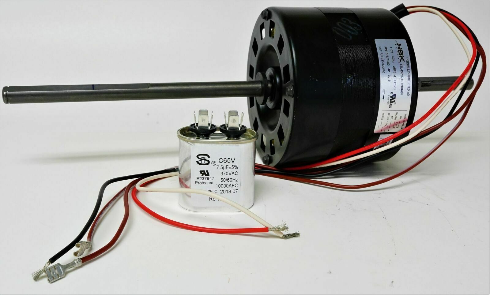 D1092 OEM Direct Replacement Motor 1/3 HP 1675/1080 RPM Same Day Ship by 2PM CST gallery