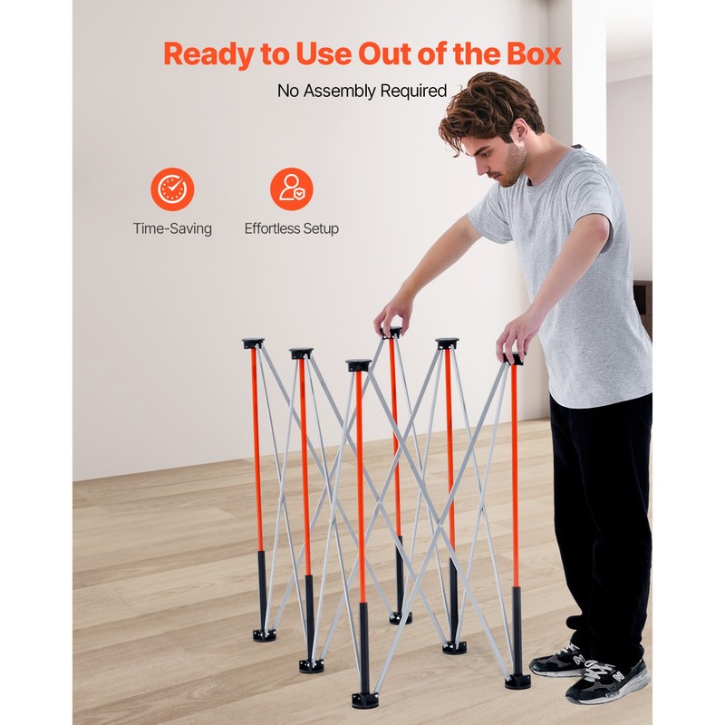Portable Folding Workstand 4.15 x 2.18ft Collapsible Work Stand 2500lbs Capacity gallery