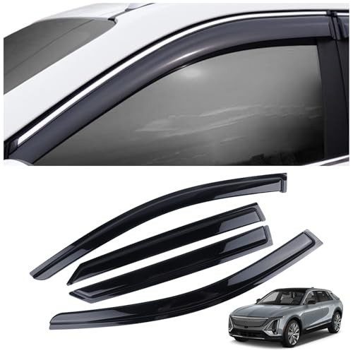 4 Pieces Tape-on Extra Durable Rain Guards Fit for 2023-2025 Cadillac gallery