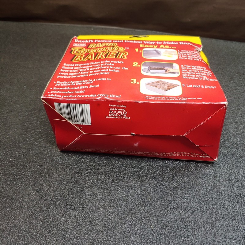 Rapid Brownie Baker - Bake Perfect Brownies in 4 Minutes in Microwave BPA Free gallery