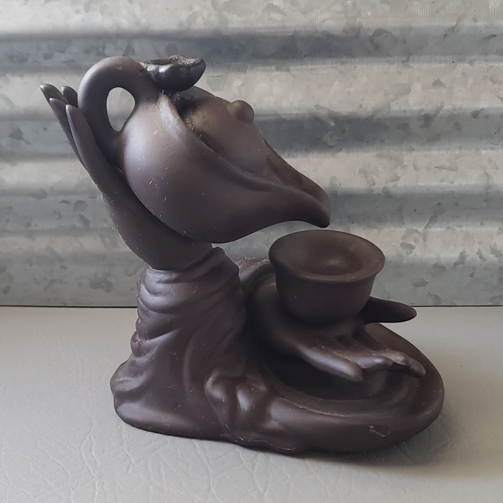 Ceramic Relaxing Waterfall Incense Backflow Incense Holder Decor 5.5"L 6"H 3.5"W gallery