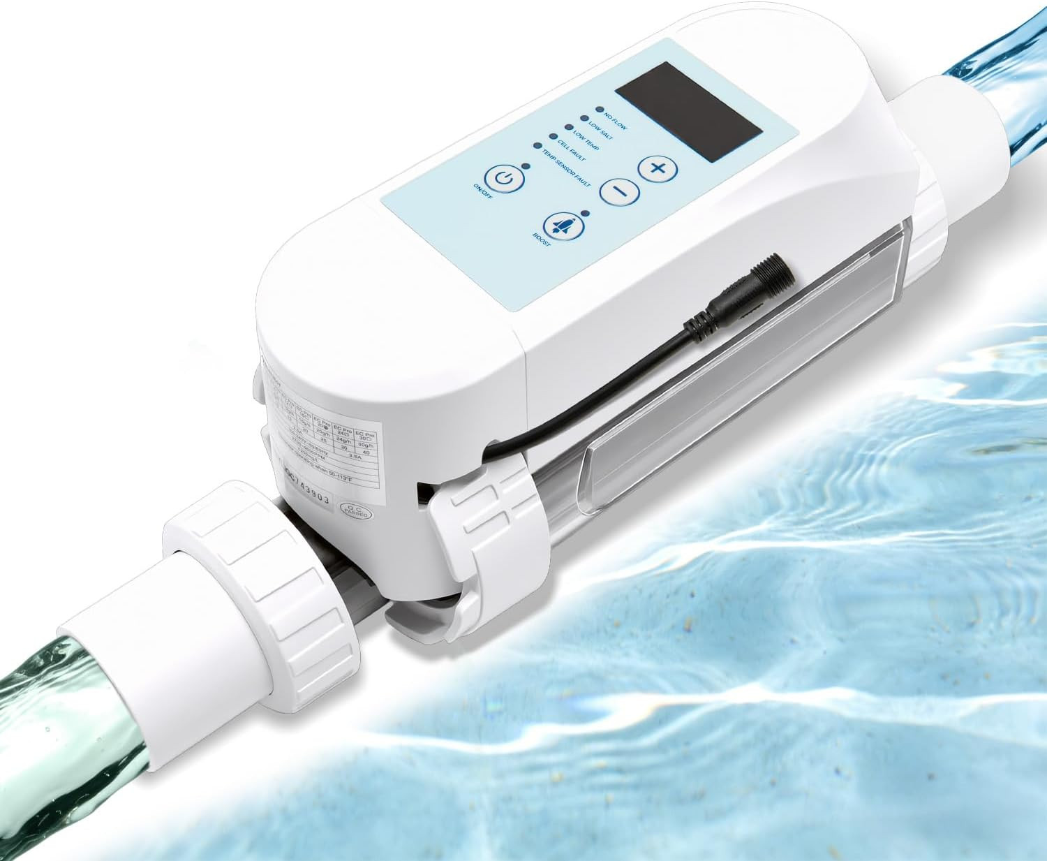 Smart Salt Water Pool Chlorinator with Bluetooth & Wi-Fi App Control, IC40/50/60 gallery