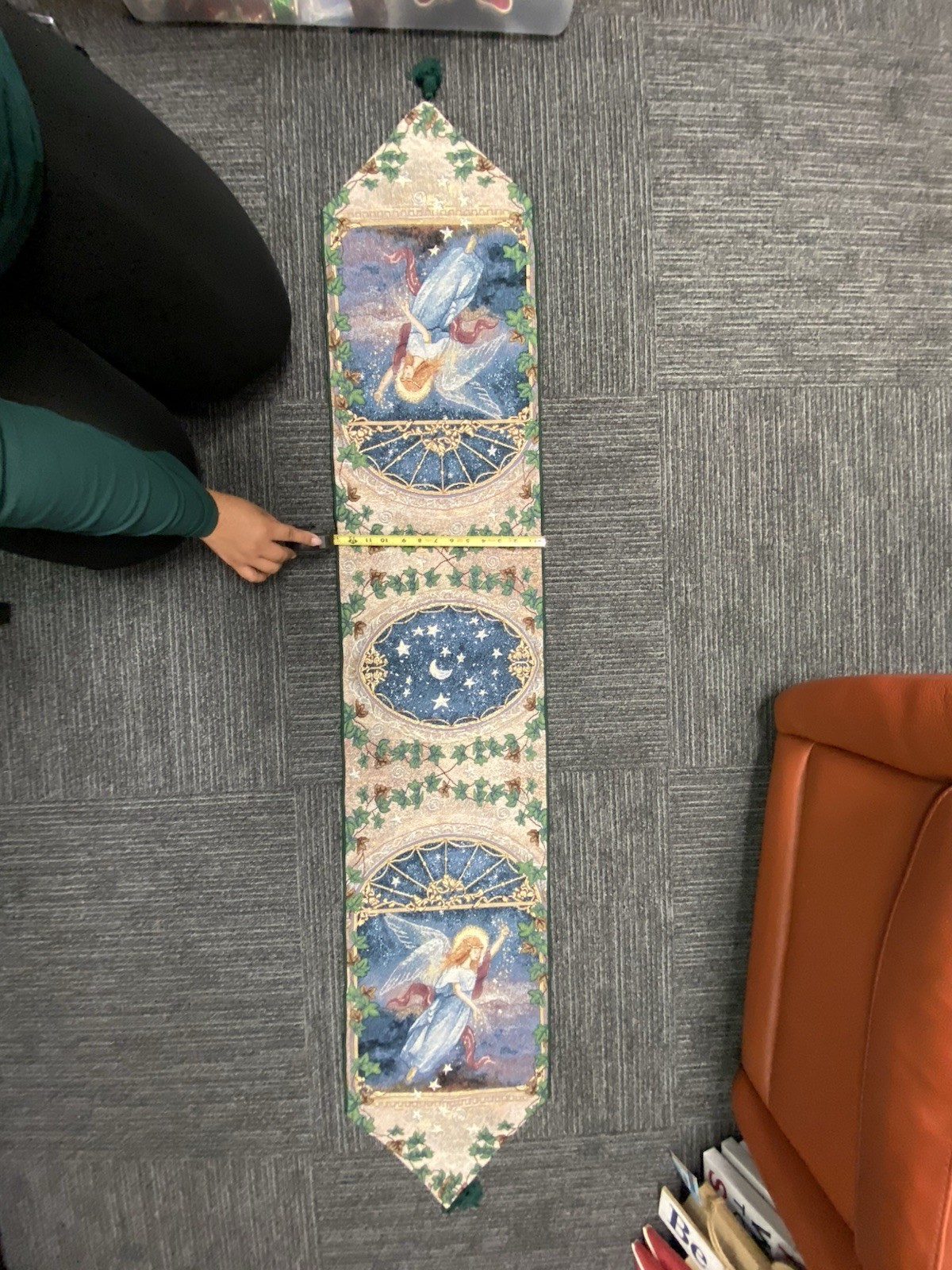 Angel Tapestry Table Runner by Lena Liu - Stars Angels 78 x 13 in. gallery