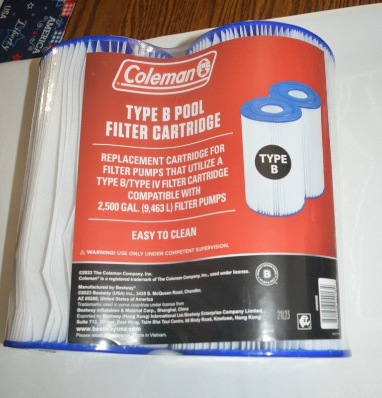 COLEMAN TYPE B POOL TYPE FILTER CARTRIDGES FOR POOLS USING B FILTERS gallery
