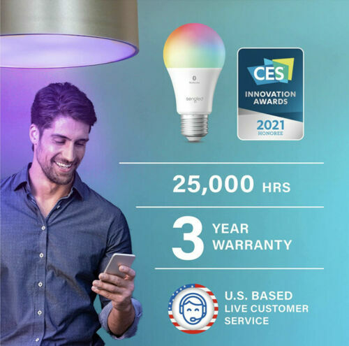 2 x Sengled Multicolor Smart A19 9w LED 60W Bulb Bluetooth Works w/Alexa NEW gallery
