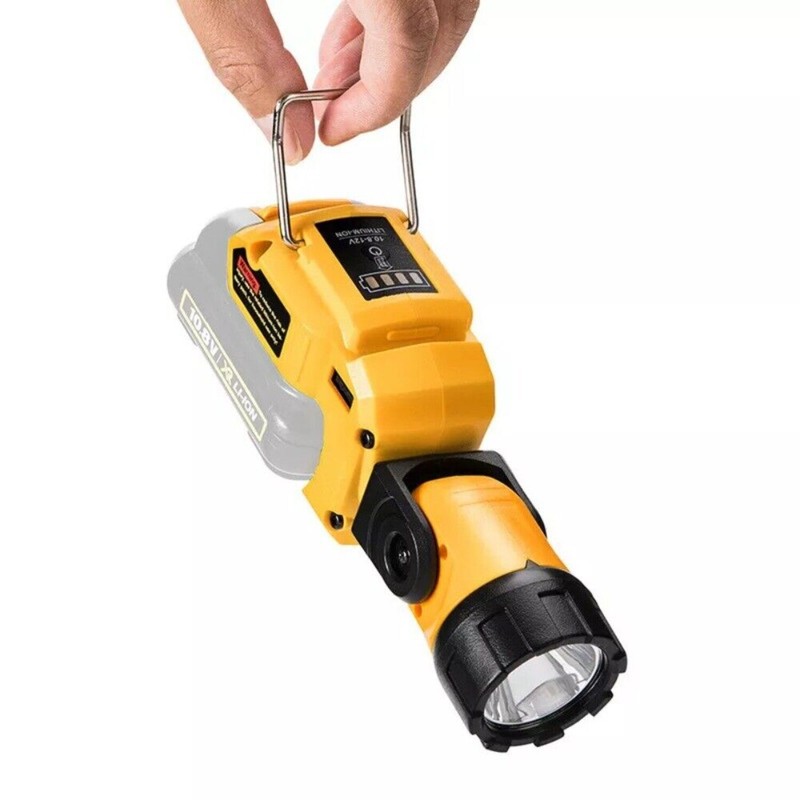 Cordless Flashlight LED Work Light for Dewalt 10.8V-12V Lamps Outdoor Spotlight gallery