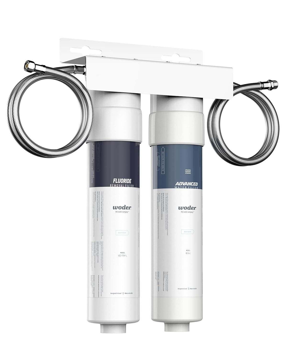 Woder Dual Stage Under Sink Water Filter, Up to 95% Fluoride Removal gallery