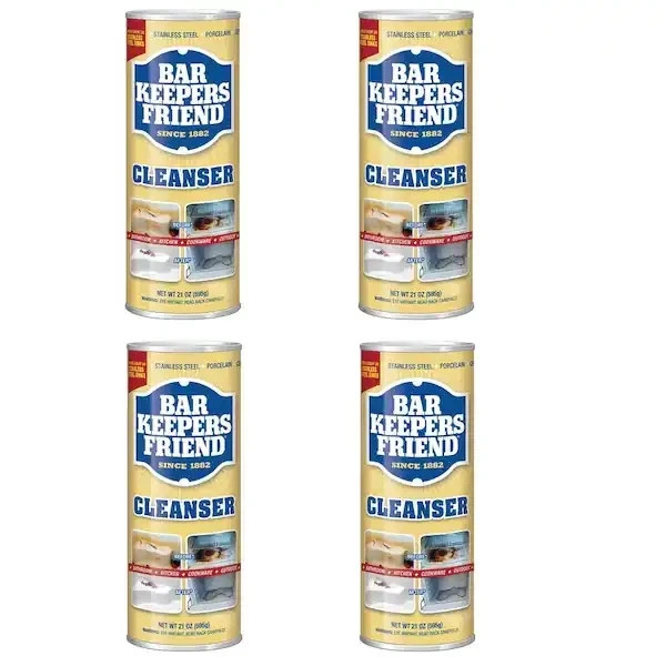 Bar Keepers Friend 21 oz. All-Purpose Cleaner and Polish (4-Pack) gallery