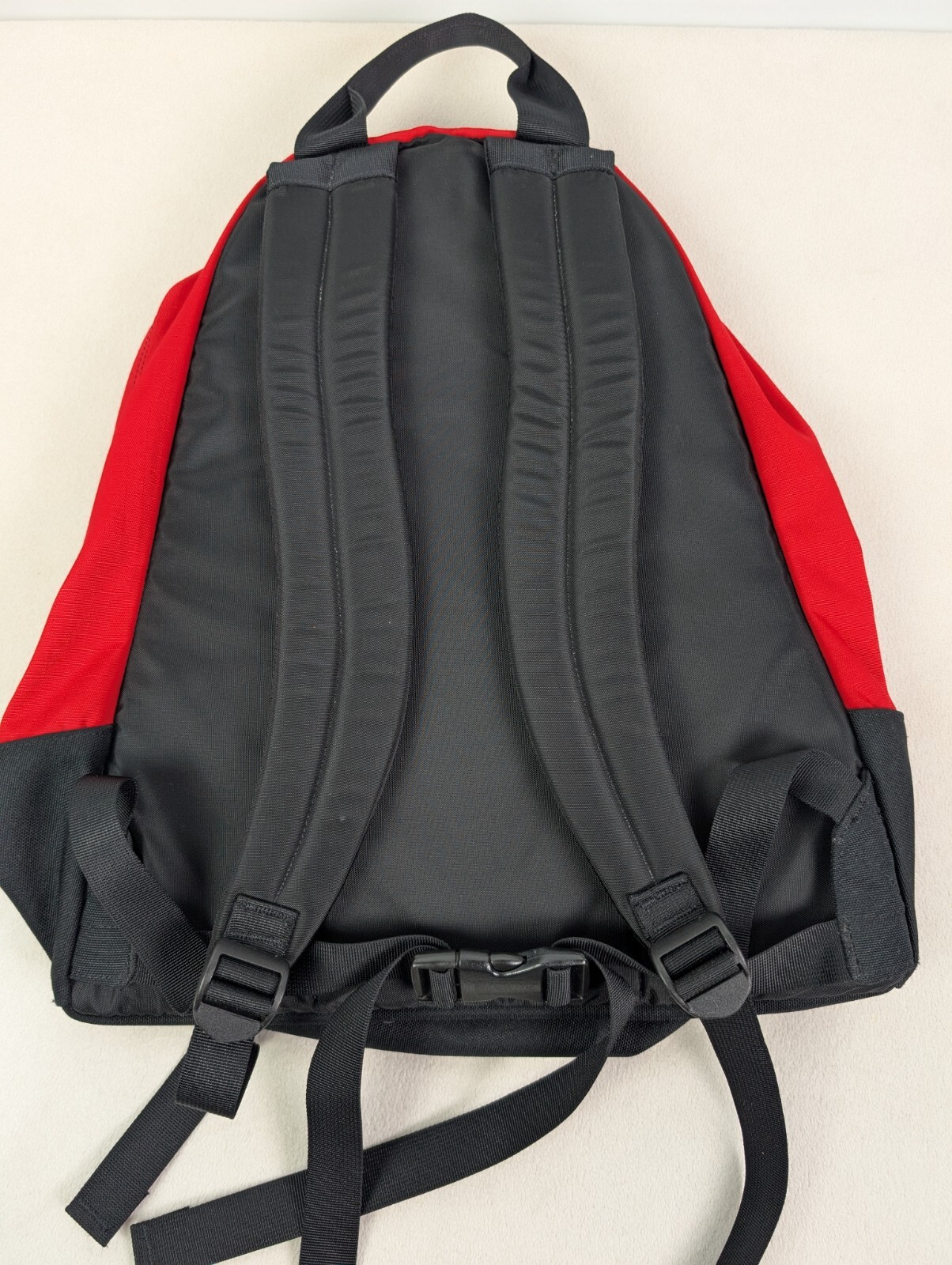 THE NORTH FACE Vtg Inyo Red Black Backpack Adjustable Shoulder Straps 4