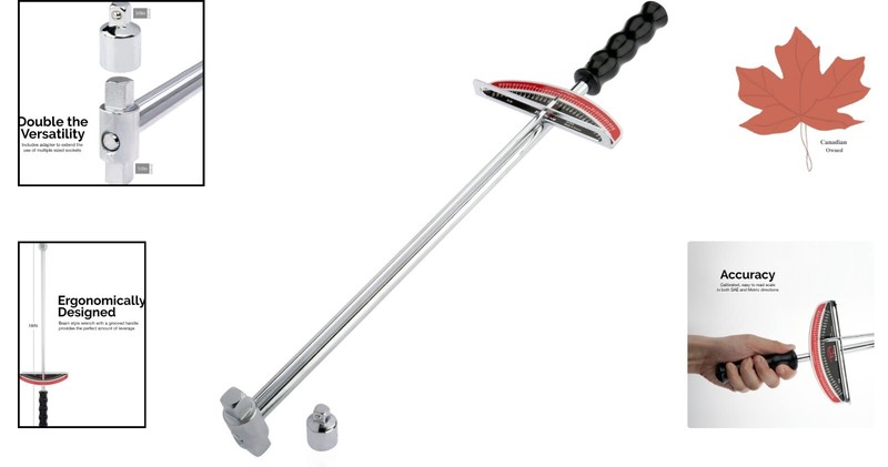 Precise Torque Wrench | 3/8” & ½” Drives | 17” Length | 0-150 Ft-Lbs | Steel gallery