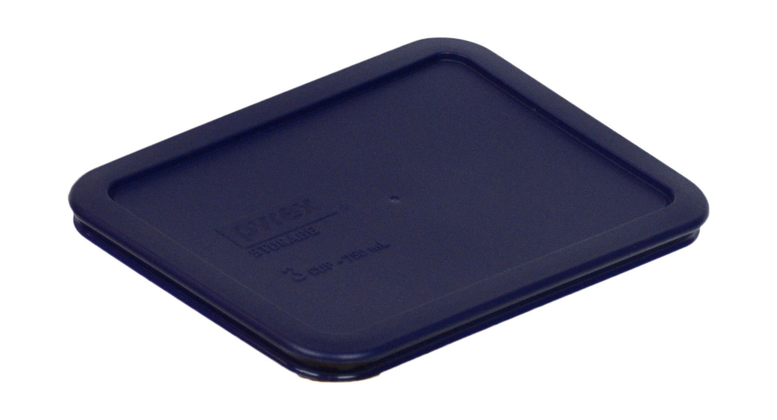 Pyrex 3 Cup Rectangular 2PK Storage Lid Cover Blue 7210-PC New for Glass Dish gallery