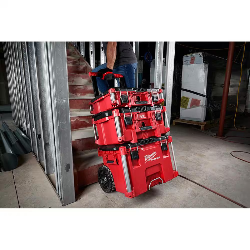 Milwaukee PACKOUT 22 inch Modular Tool Case Storage System 250 lb Capacity - 3 P gallery