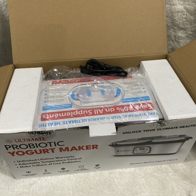 Ultimate Probiotic Yogurt Maker with Adjustable Temperature & Time (2 bowls) gallery