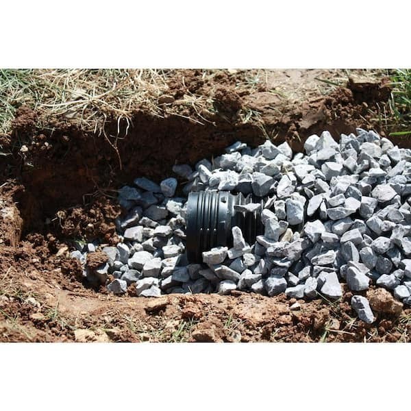 FLEX Drain 4 In. X 50 Ft. Copolymer Perforated Drain Pipe gallery