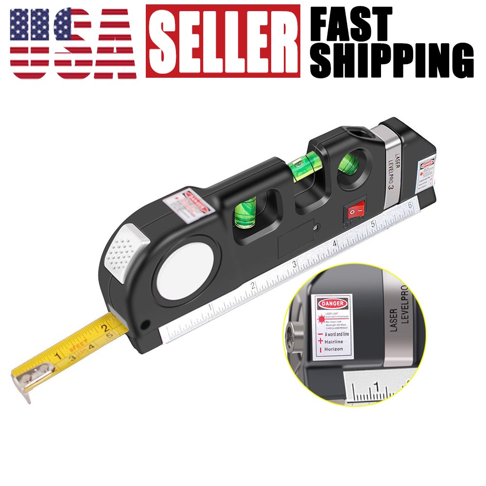 Measuring Tape Aligner Metric Rulers Multipurpose Laser Level Vertical Horizon gallery