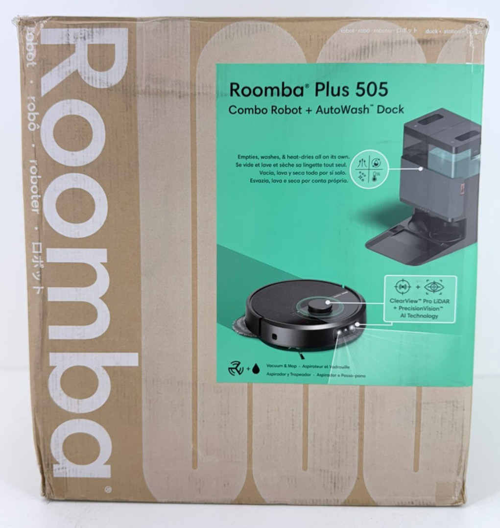 iRobot Roomba Plus 505 Combo Vacuum & Mop w/ AutoWash Dock, 80x Suction OB gallery