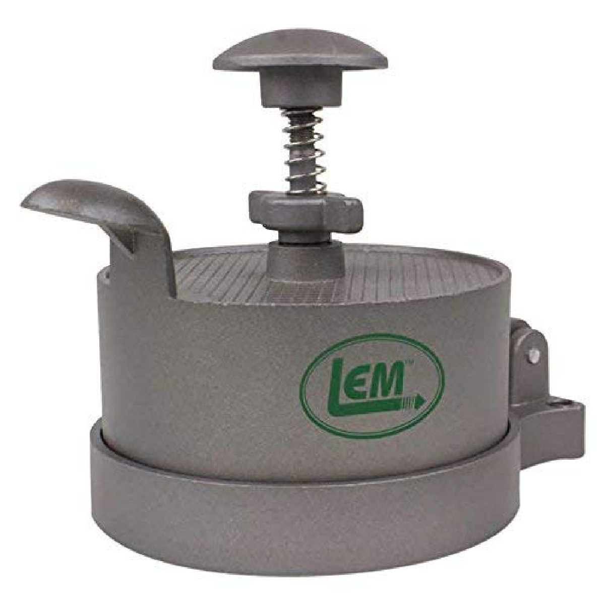 Lem Products Adjustable Burger Press Spring-Loaded Heavy-Duty Aluminum 1261 gallery