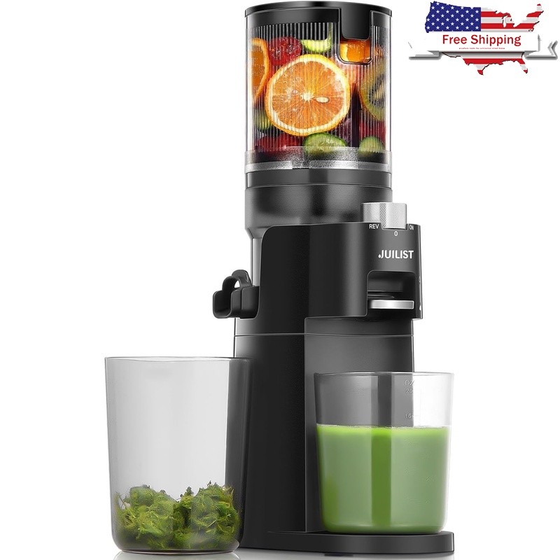Cold Press Masticating Juicer Easy Clean Quiet Motor Nutrient Retention New gallery