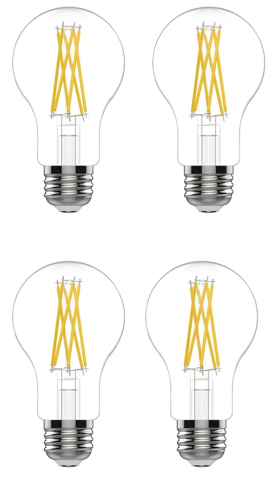 GE reveal LED A19, 100 watt equivalent, 11 watts 1140 lumens, HD Light, gallery