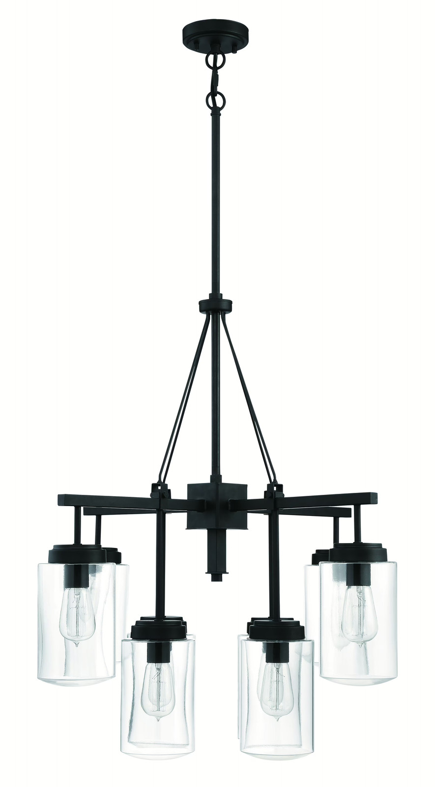 Espresso Eight Light Outdoor Chandelier from the Crosspoint Collection gallery