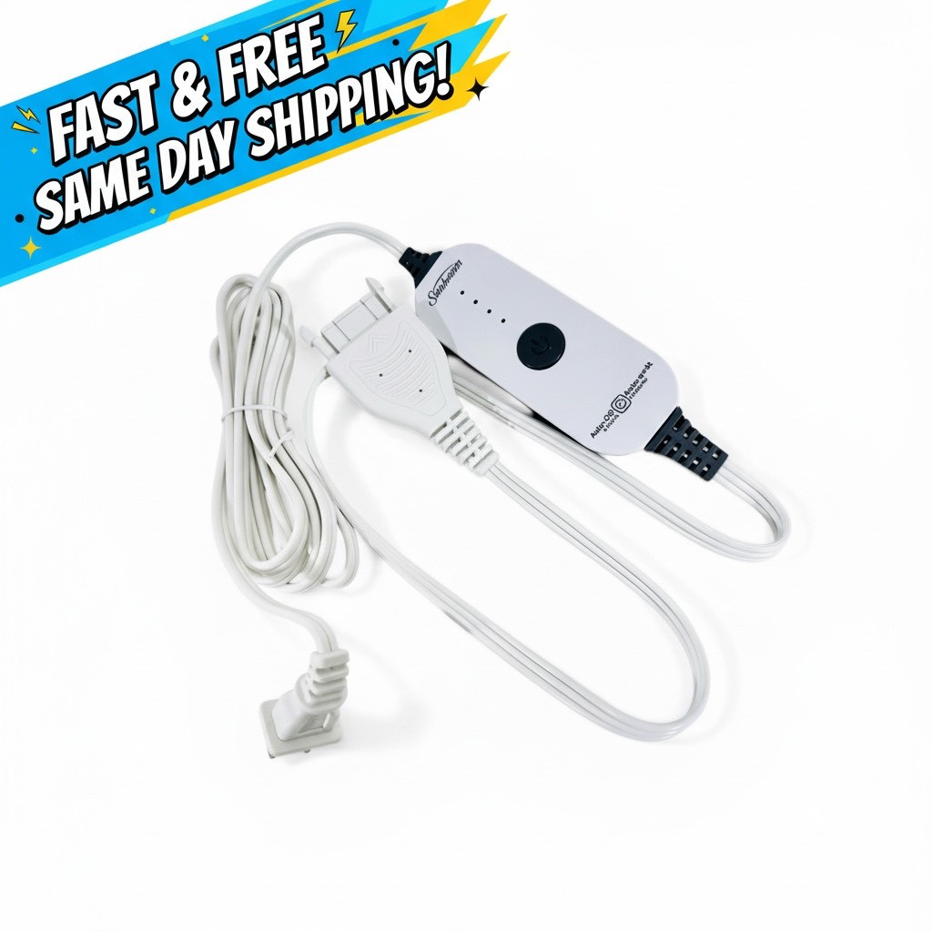 Sunbeam TL21 White Auto Off 4 Hours Heated Electric Blanket Controller 4 Prong gallery