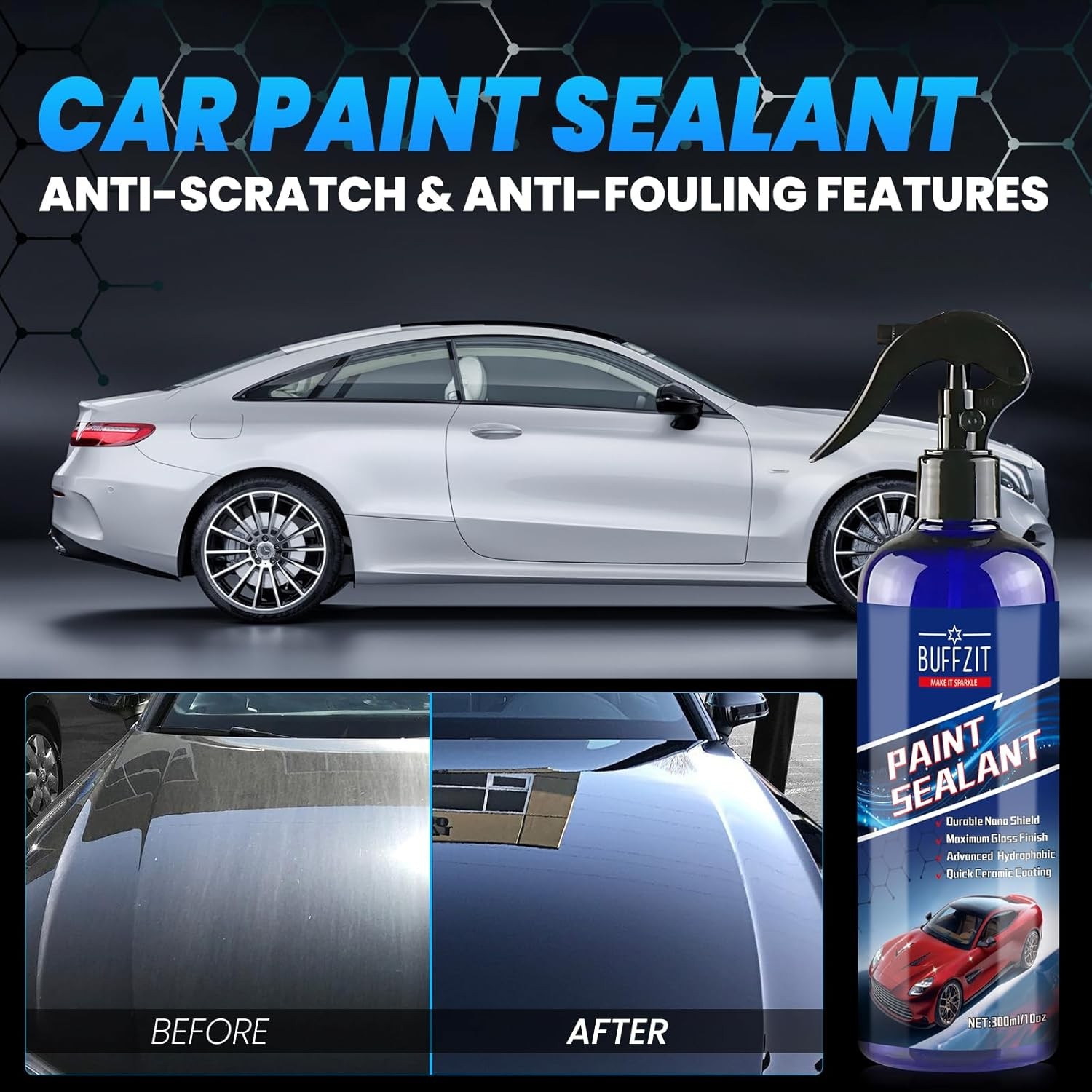 Paint Sealant Spray Quick Effect Coating Agent for High Gloss Shine & Protection gallery