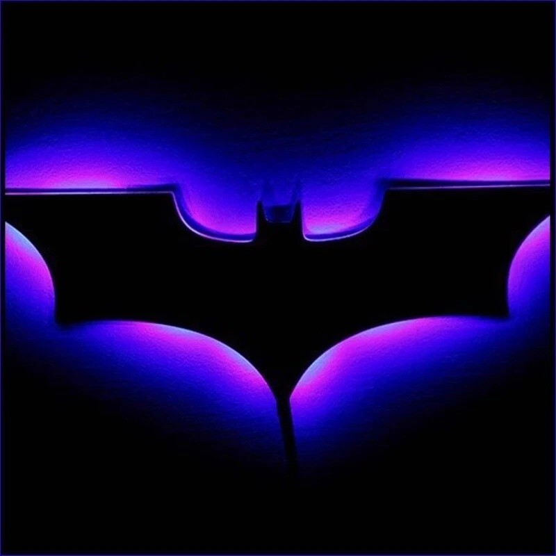 The Batman Logo LED Night Light Wireless Remote Control Lamp Bedroom Atmosphere gallery