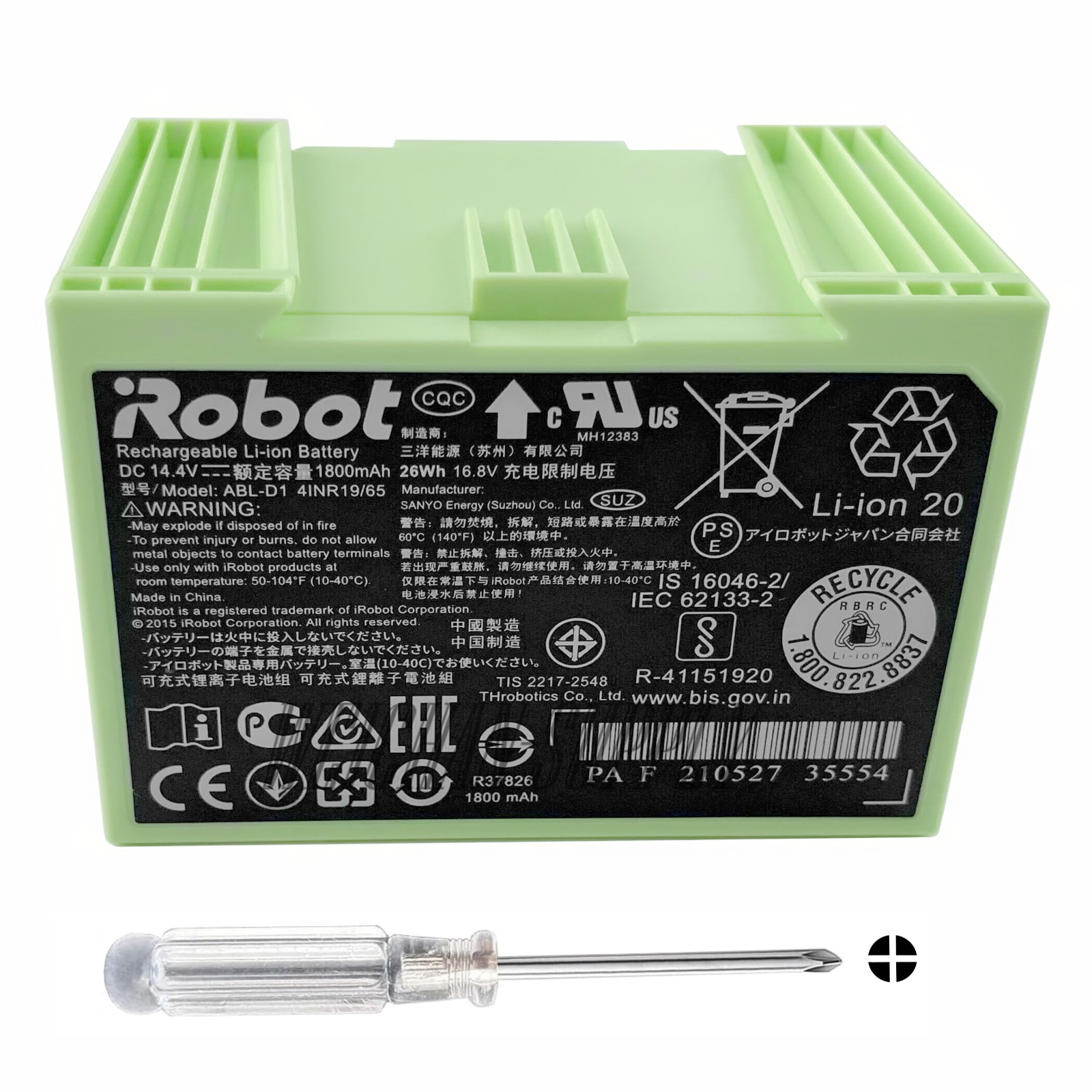 Genuine Battery For iRobot Roomba e5 e6 i1 i2 i3 i4 i5 i6 i7 i7+i8+ j5+ J6 J7 gallery