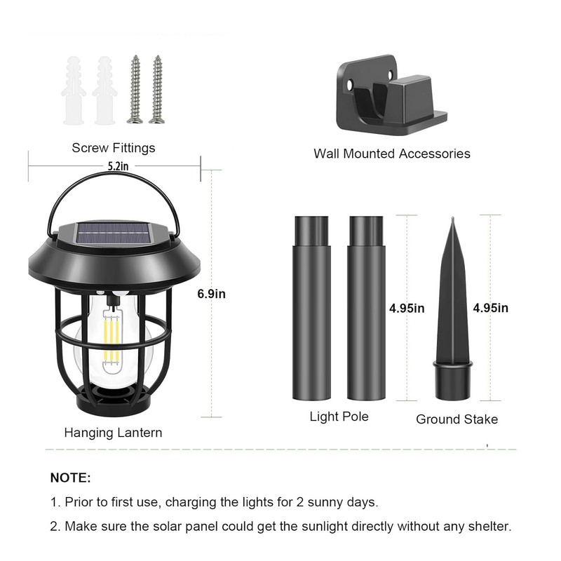 Solar Garden Path Motion Sensor Stake Light Lantern Outdoor Lawn Landscape Lamp gallery
