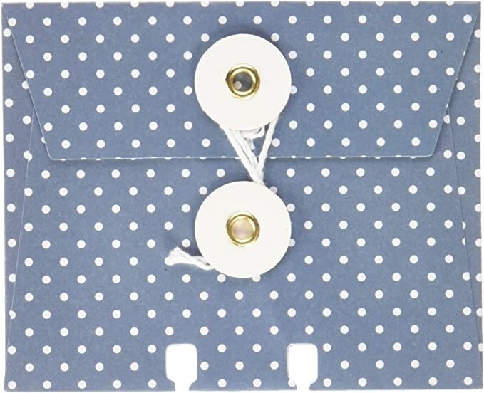 American Crafts 369332 Memorydex Envelope Cards W/String Closure 6/Pkg-Wanderlus gallery